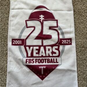 25 Years FBS Troy College Football Commemorative Towel